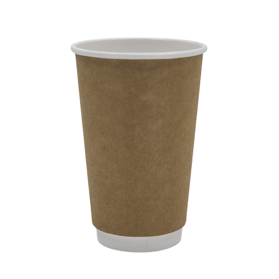 KUBEK PAP. TERMICZNY 400 ML (4076) BIAŁY / KRAFT + SUP MULTI (S-1)